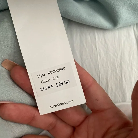 NWT Calvin Klein Pants Mint Color - Picture 6 of 6